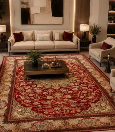 فرش ماشینی طرح نائین ۱۵۰۰ شانه